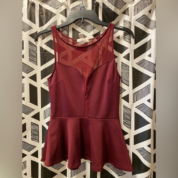 Plenum top size M burgundy - Picture 1 of 1